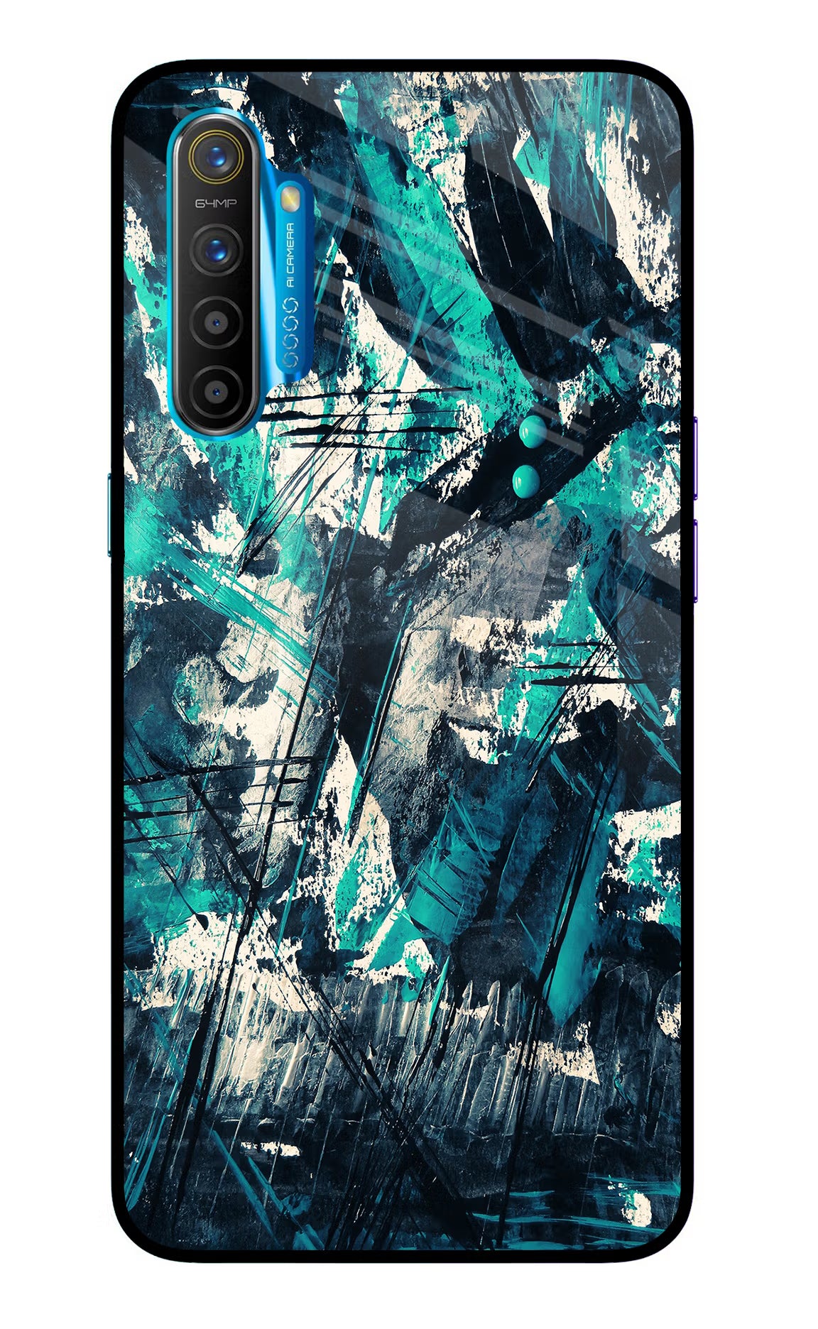Artwork Realme XT/X2 Glass Case Back Cover by Casekaro