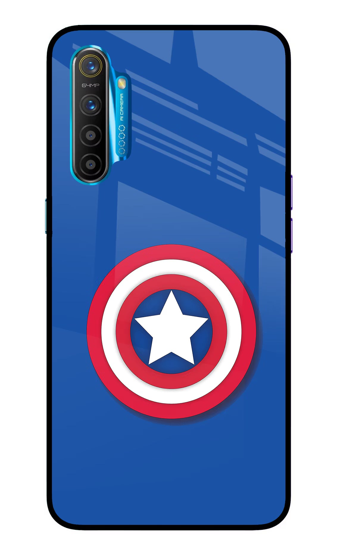 Shield Realme XT/X2 Glass Case Back Cover by Casekaro