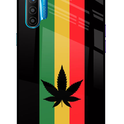Weed Flag Realme XT/X2 Glass Case Back Cover by Casekaro