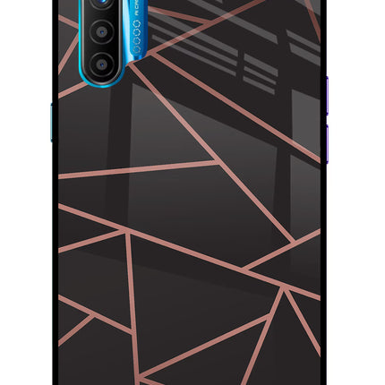 Geometric Pattern Realme XT/X2 Glass Case Back Cover by Casekaro