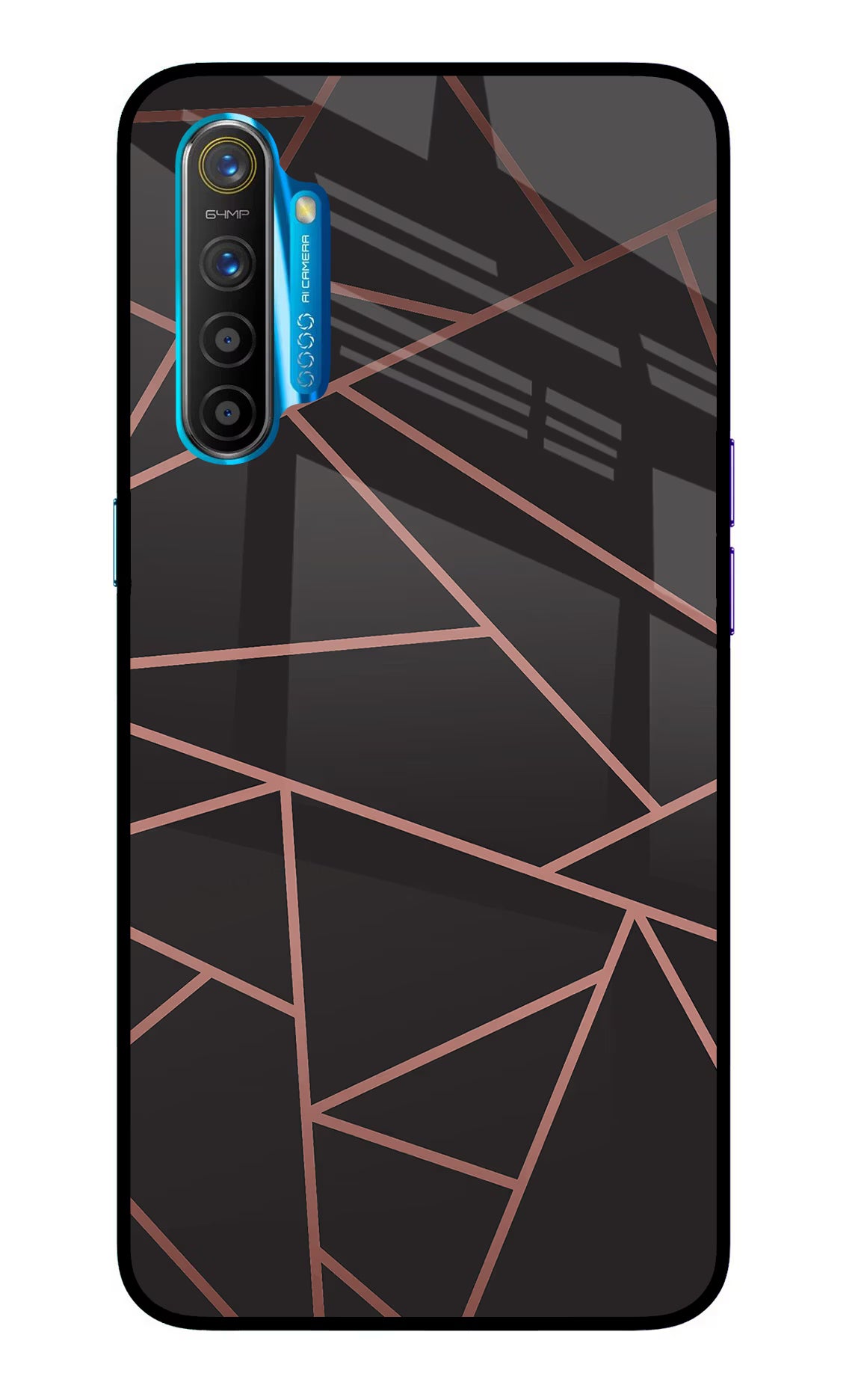 Geometric Pattern Realme XT/X2 Glass Case Back Cover by Casekaro