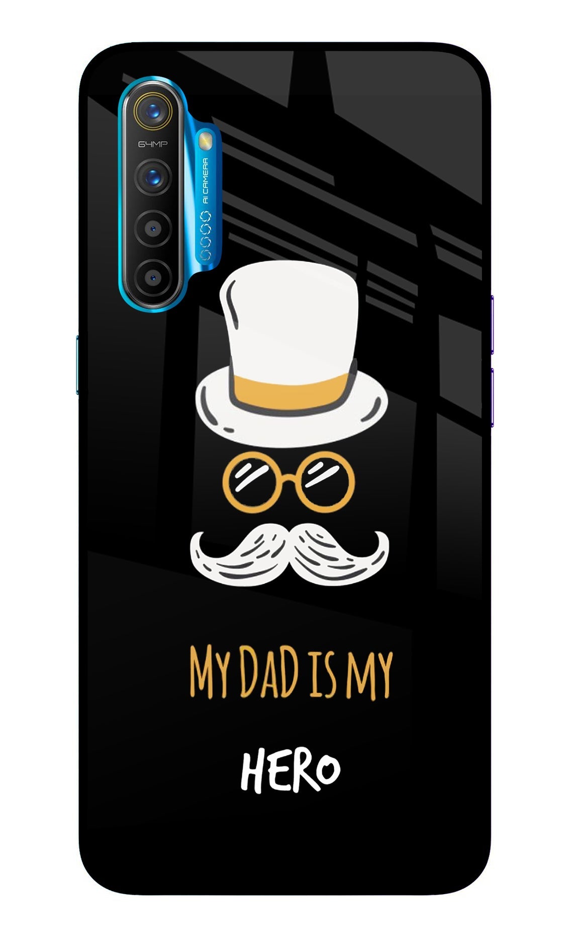 My Dad Is My Hero Realme XT/X2 Glass Case