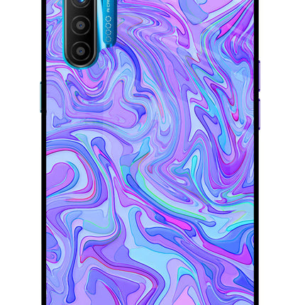 Glitter Realme XT/X2 Glass Case Back Cover by Casekaro
