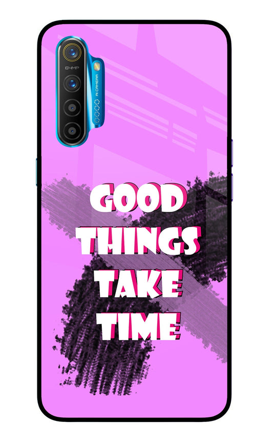 Good Things Take Time Realme XT/X2 Glass Case