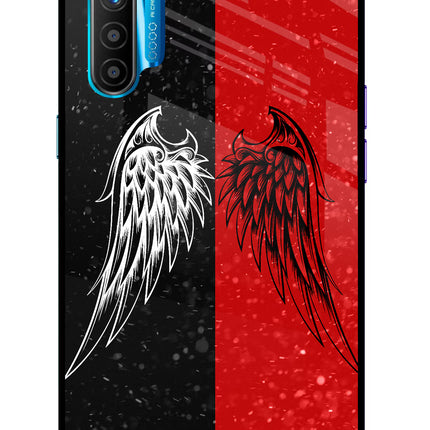 Wings Realme XT/X2 Glass Case Back Cover by Casekaro