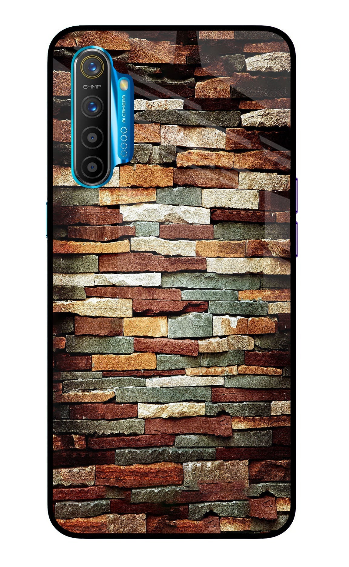 Bricks Pattern Realme XT/X2 Back Cover