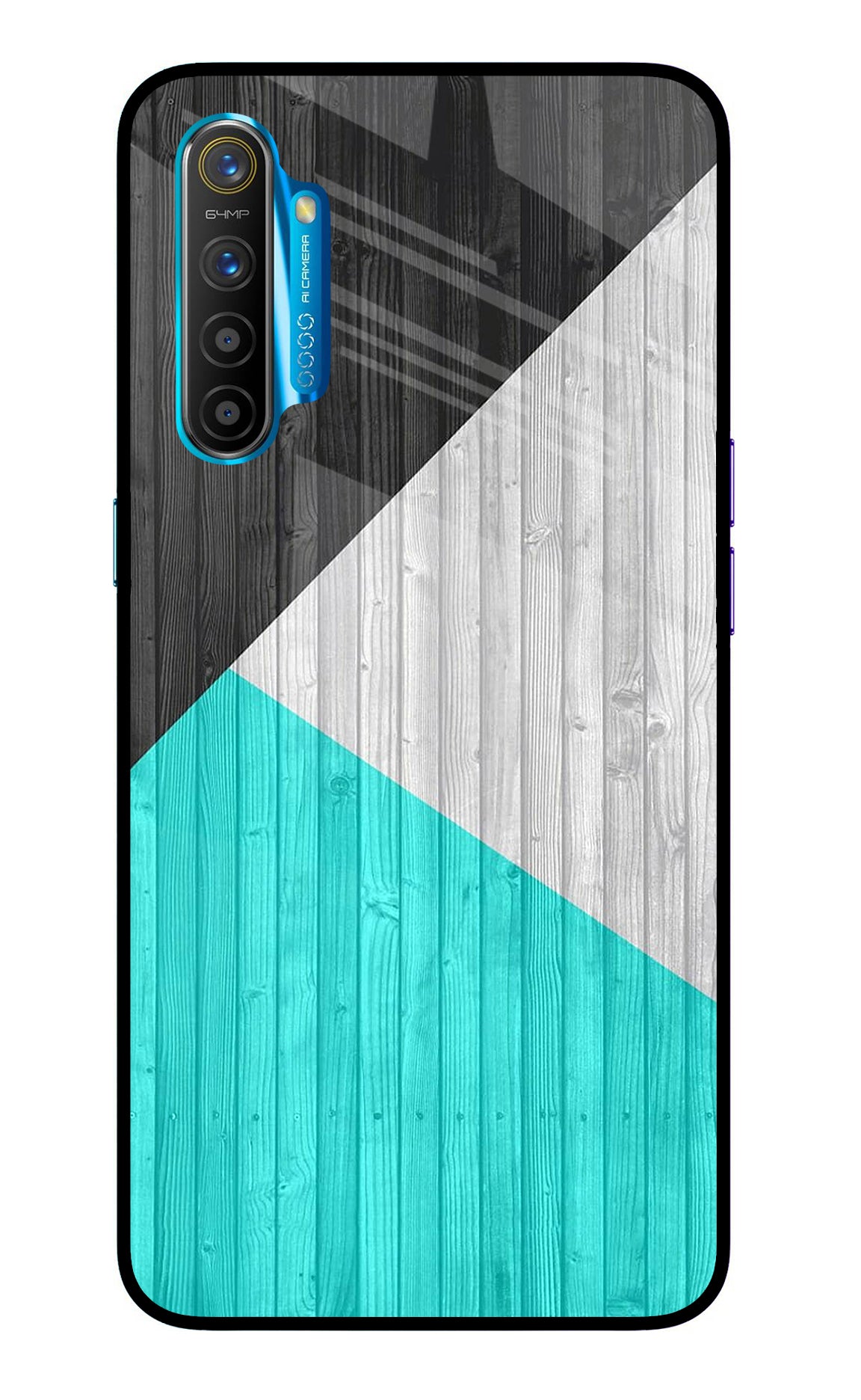 Wooden Abstract Realme XT/X2 Glass Case