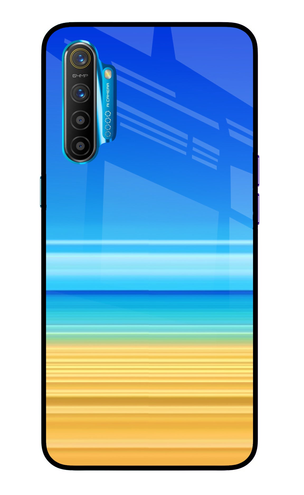 Beach Art Realme XT/X2 Glass Case