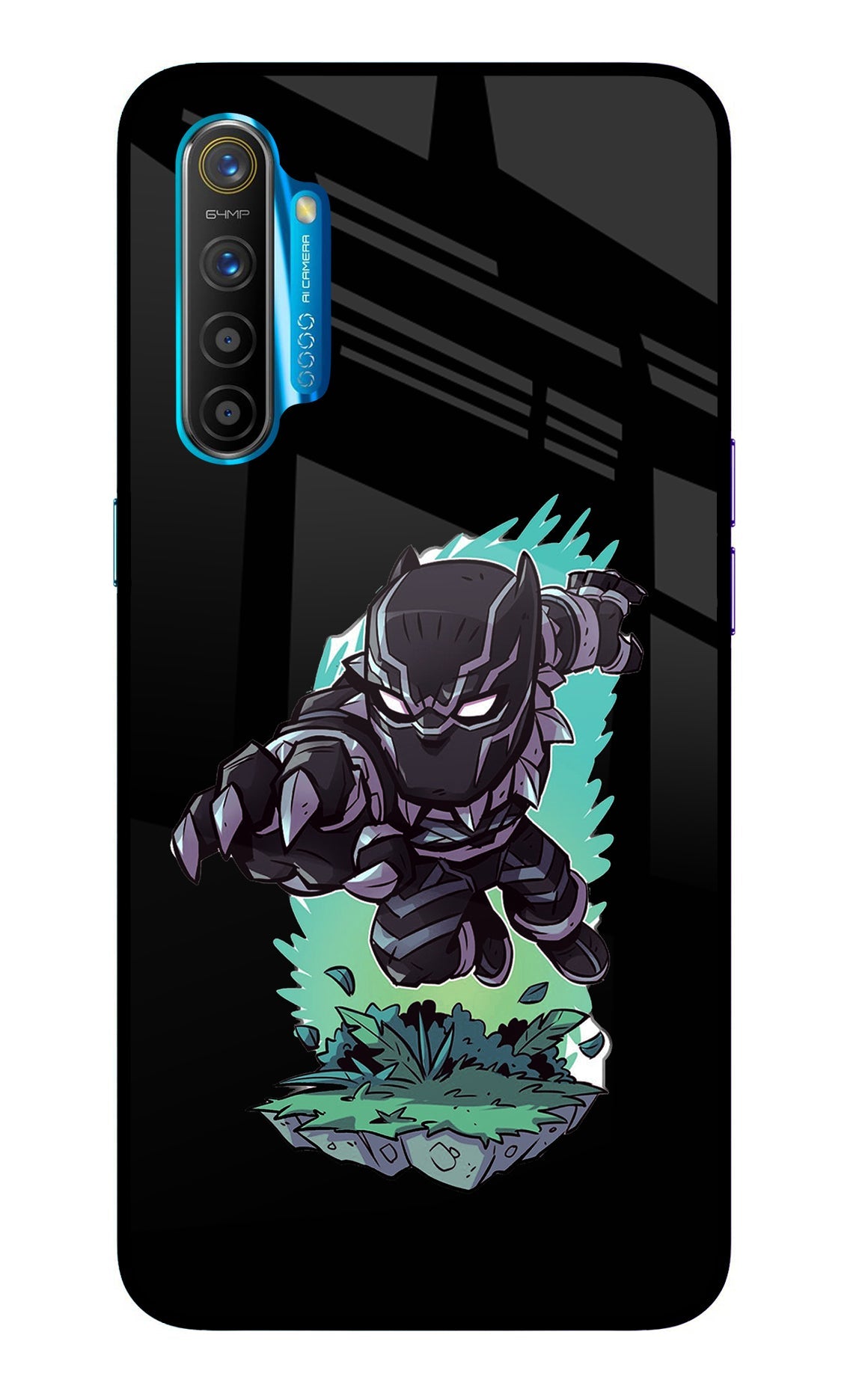 Black Panther Realme XT/X2 Glass Case