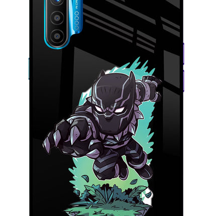 Black Panther Realme XT/X2 Glass Case Back Cover by Casekaro
