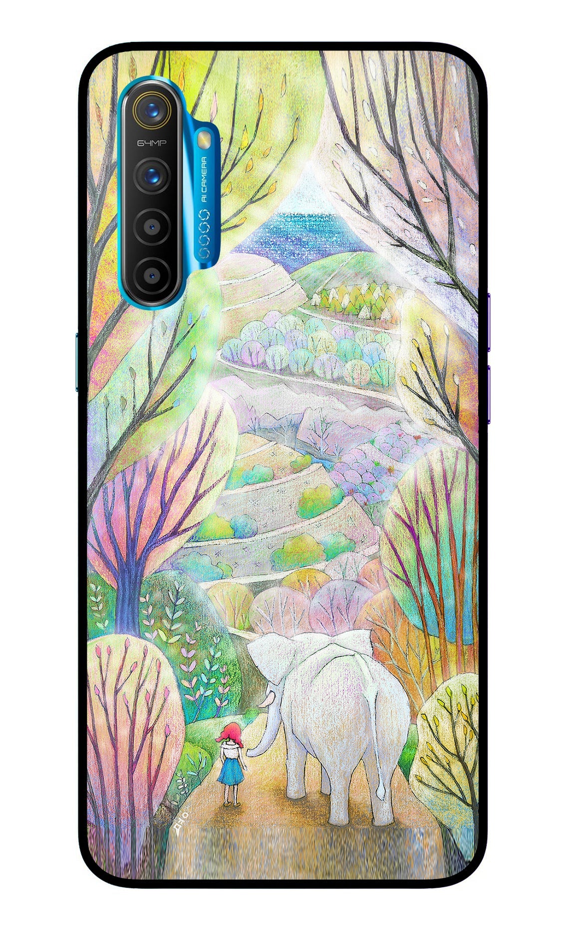 Nature Painting Realme XT/X2 Glass Case