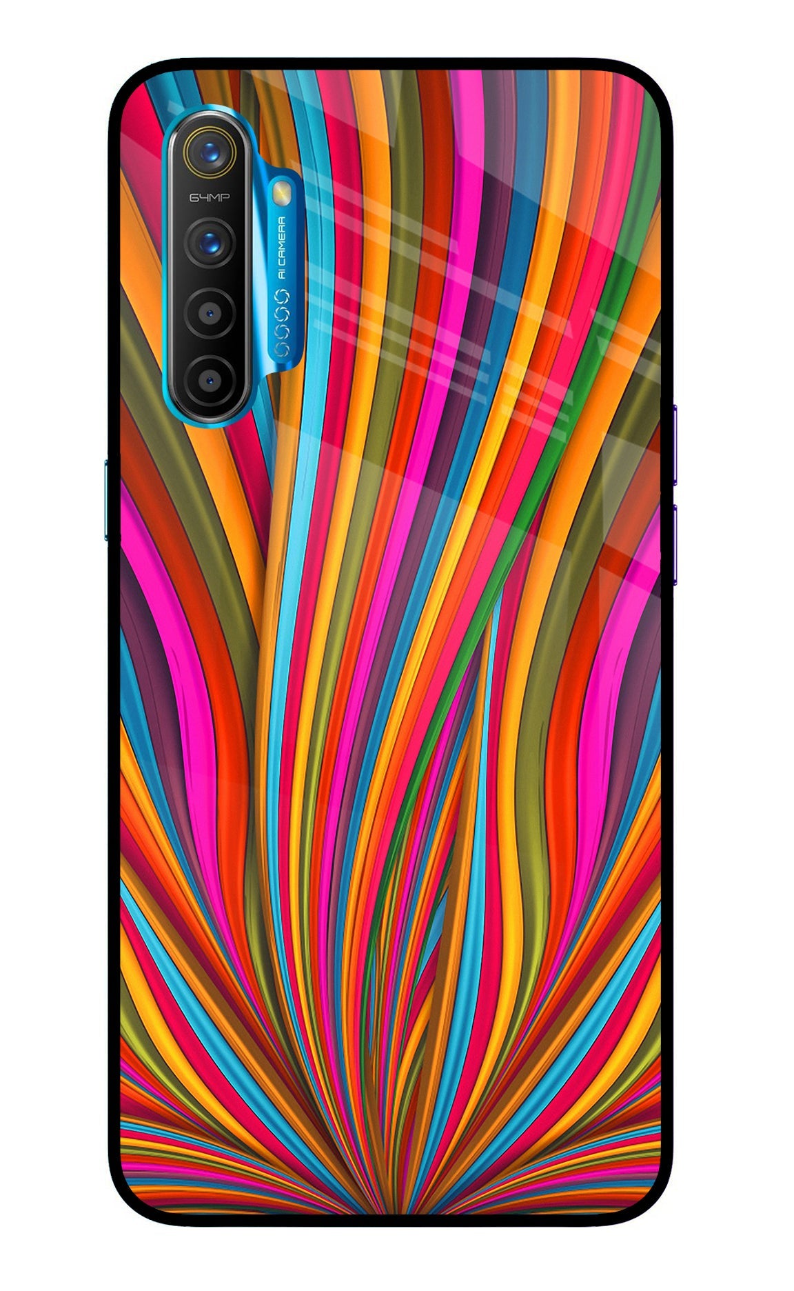 Trippy Wavy Realme XT/X2 Glass Case