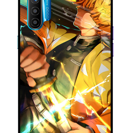 Demon Slayer Realme XT/X2 Glass Case Back Cover by Casekaro