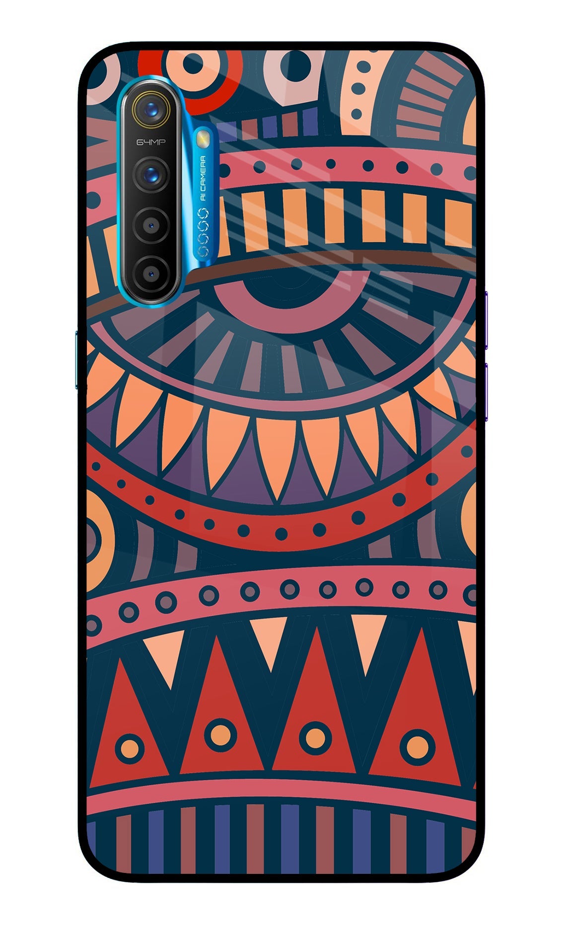 African Culture Design Realme XT/X2 Glass Case