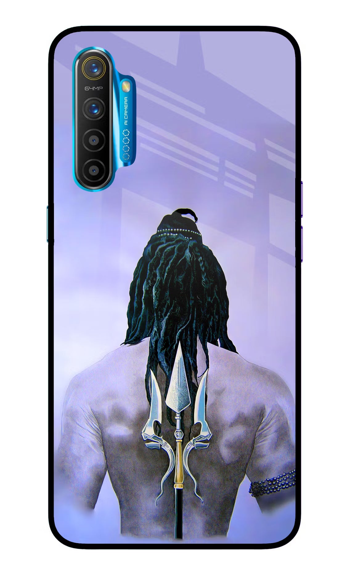 Shiva Realme XT/X2 Glass Case Back Cover by Casekaro