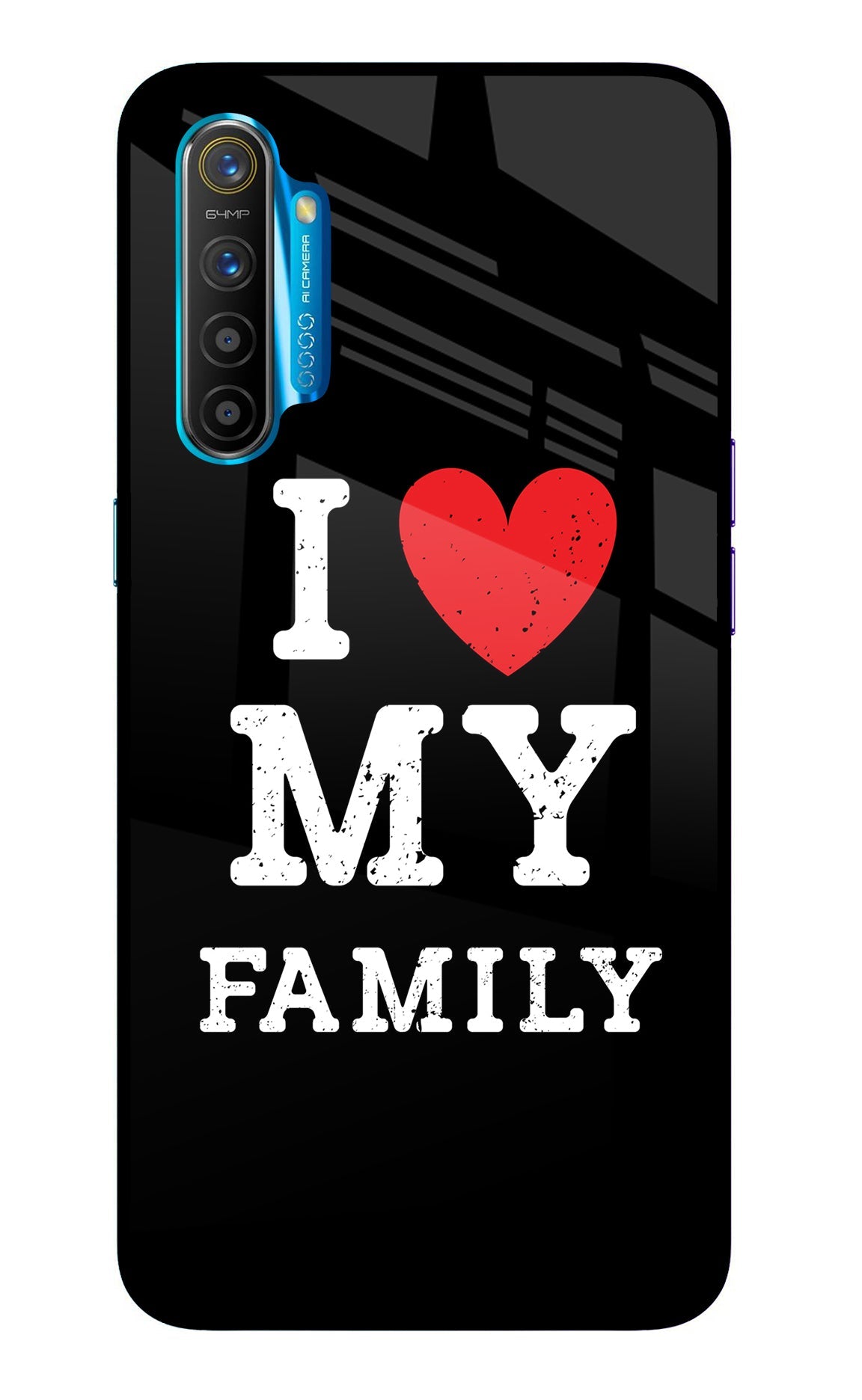 I Love My Family Realme XT/X2 Back Cover