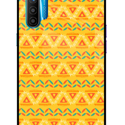 Tribal Pattern Realme XT/X2 Glass Case Back Cover by Casekaro
