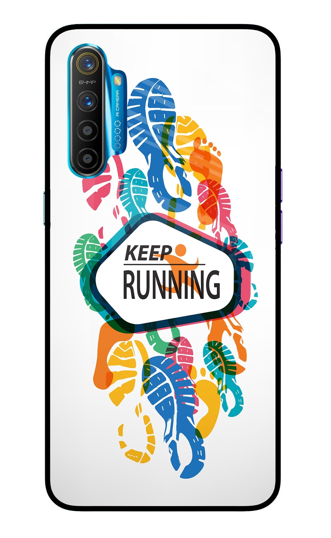 Keep Running Realme XT/X2 Back Cover