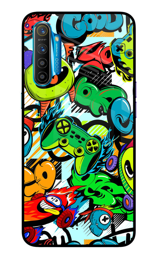 Game Doodle Realme XT/X2 Glass Case