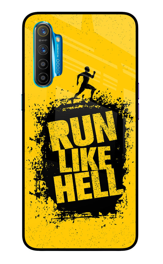 Run Like Hell Realme XT/X2 Glass Case