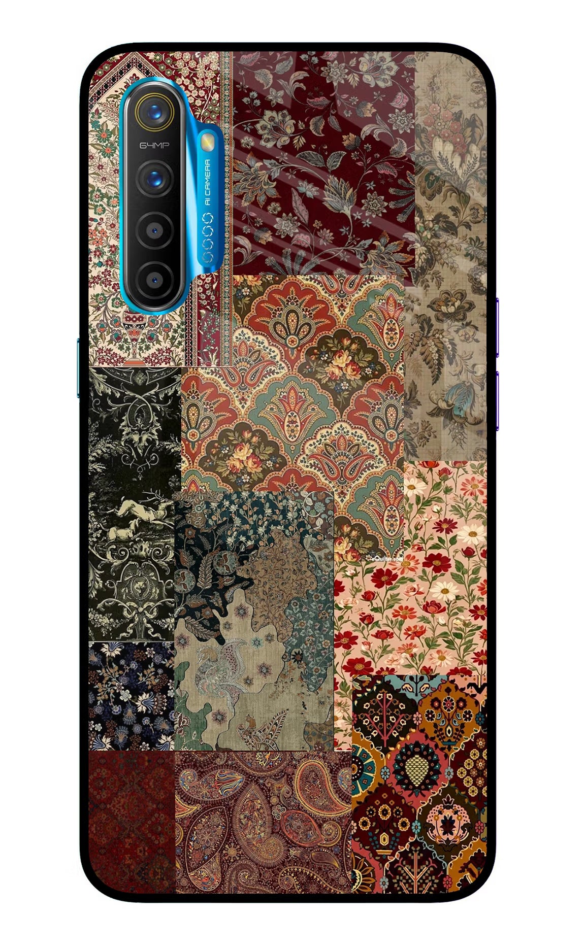 Desi Print Realme XT/X2 Glass Case Back Cover by Casekaro