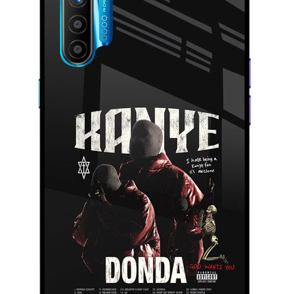 Donda Kanye West Realme XT/X2 Glass Case Back Cover by Casekaro