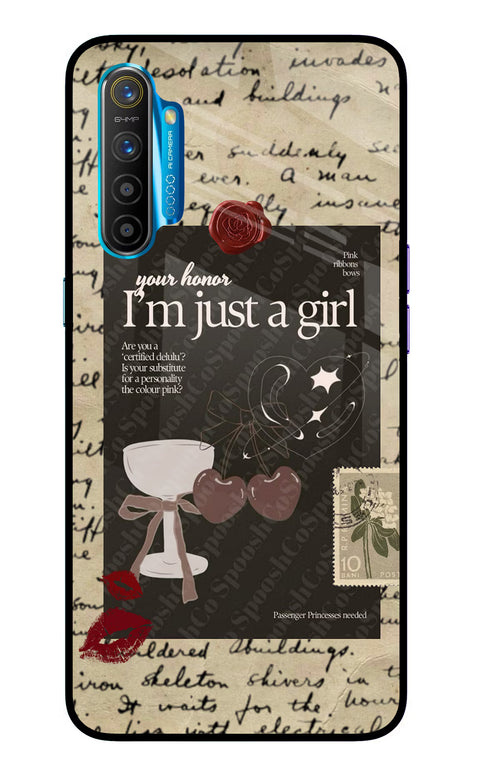 I am just a girl Realme XT/X2 Glass Case