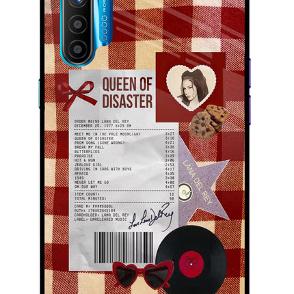 Queen of Disaster Realme XT/X2 Glass Case