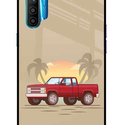 Desert Classic Drive Realme XT/X2 Glass Case Back Cover by Casekaro