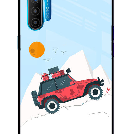 Mountain Trail Beast Realme XT/X2 Glass Case Back Cover by Casekaro
