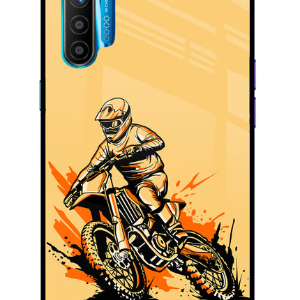 Off-Road Fury Realme XT/X2 Glass Case Back Cover by Casekaro