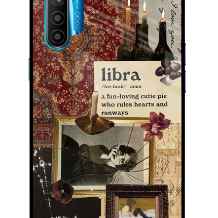 Libra Zodiac Realme XT/X2 Glass Case Back Cover by Casekaro
