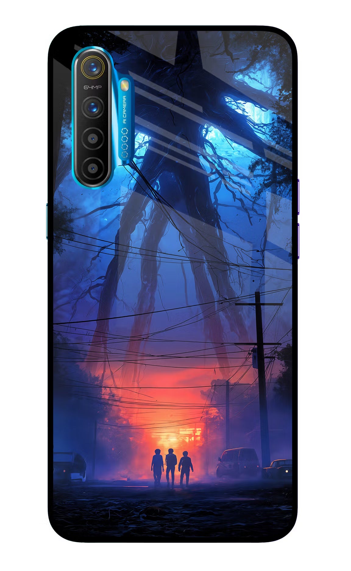 Ordinary Things Shadow Realme XT/X2 Glass Case Back Cover by Casekaro