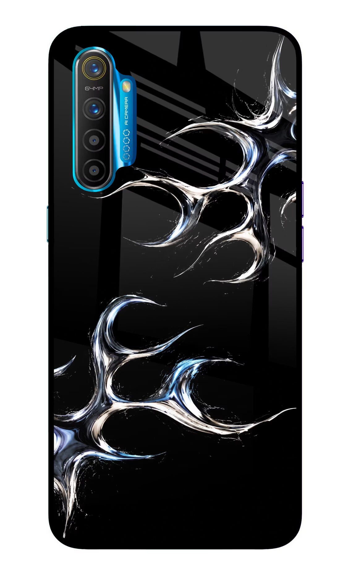 Chrome Tribal Realme XT/X2 Glass Case Back Cover by Casekaro