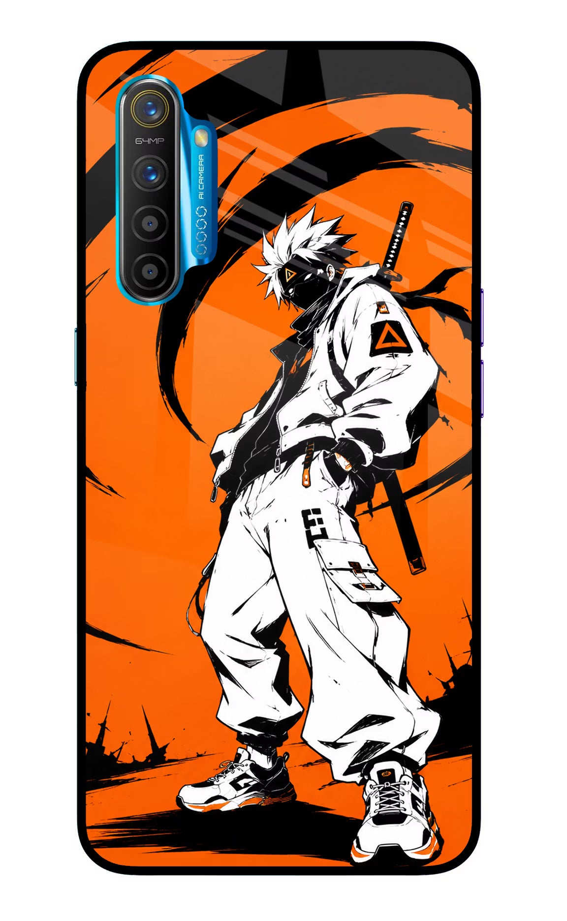 Street Samurai  Realme XT/X2 Glass Case Back Cover by Casekaro