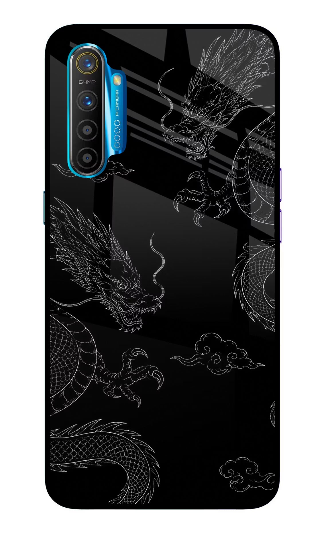 Twin Dragons Realme XT/X2 Glass Case