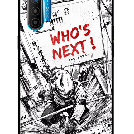 Who's Next Realme XT/X2 Glass Case Back Cover by Casekaro