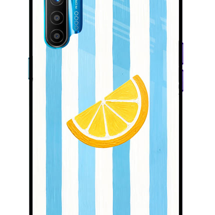 Summer Lemon Realme XT/X2 Glass Case Back Cover by Casekaro