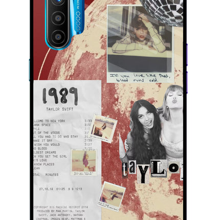 Taylor Swift Realme XT/X2 Glass Case Back Cover by Casekaro