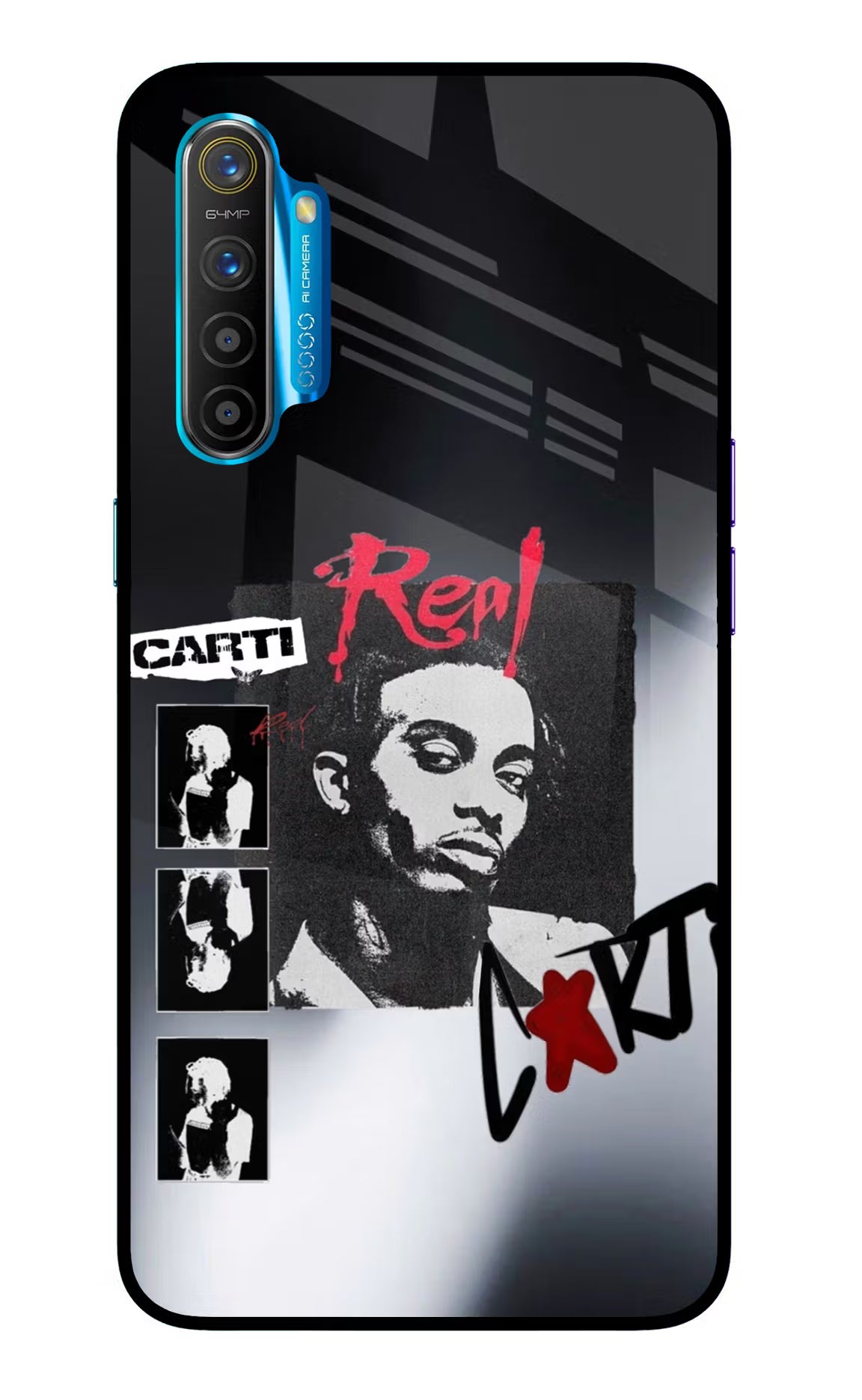 Playboi Carti Realme XT/X2 Glass Case Back Cover by Casekaro
