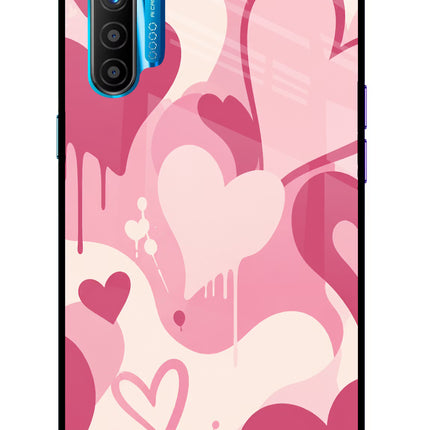 Hearty case Realme XT/X2 Glass Case Back Cover by Casekaro