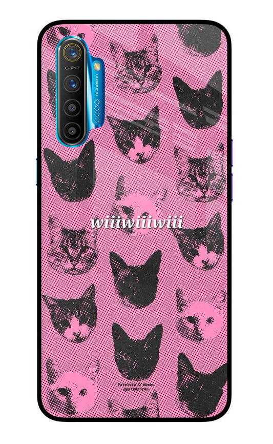 Pink Cats Realme XT/X2 Glass Case