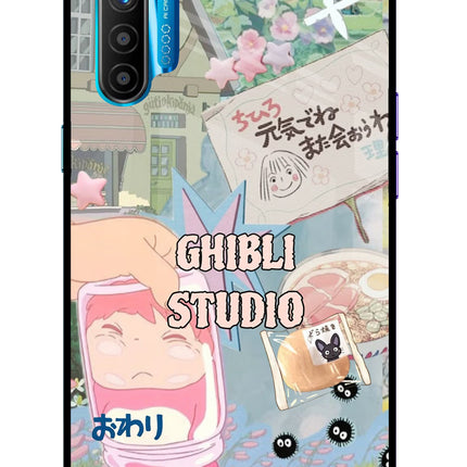 Studio Ghibli Realme XT/X2 Glass Case Back Cover by Casekaro