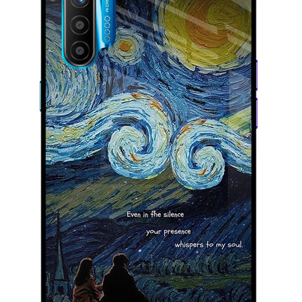 Softcore Realme XT/X2 Glass Case Back Cover by Casekaro