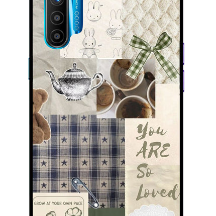 Cookie Realme XT/X2 Glass Case Back Cover by Casekaro