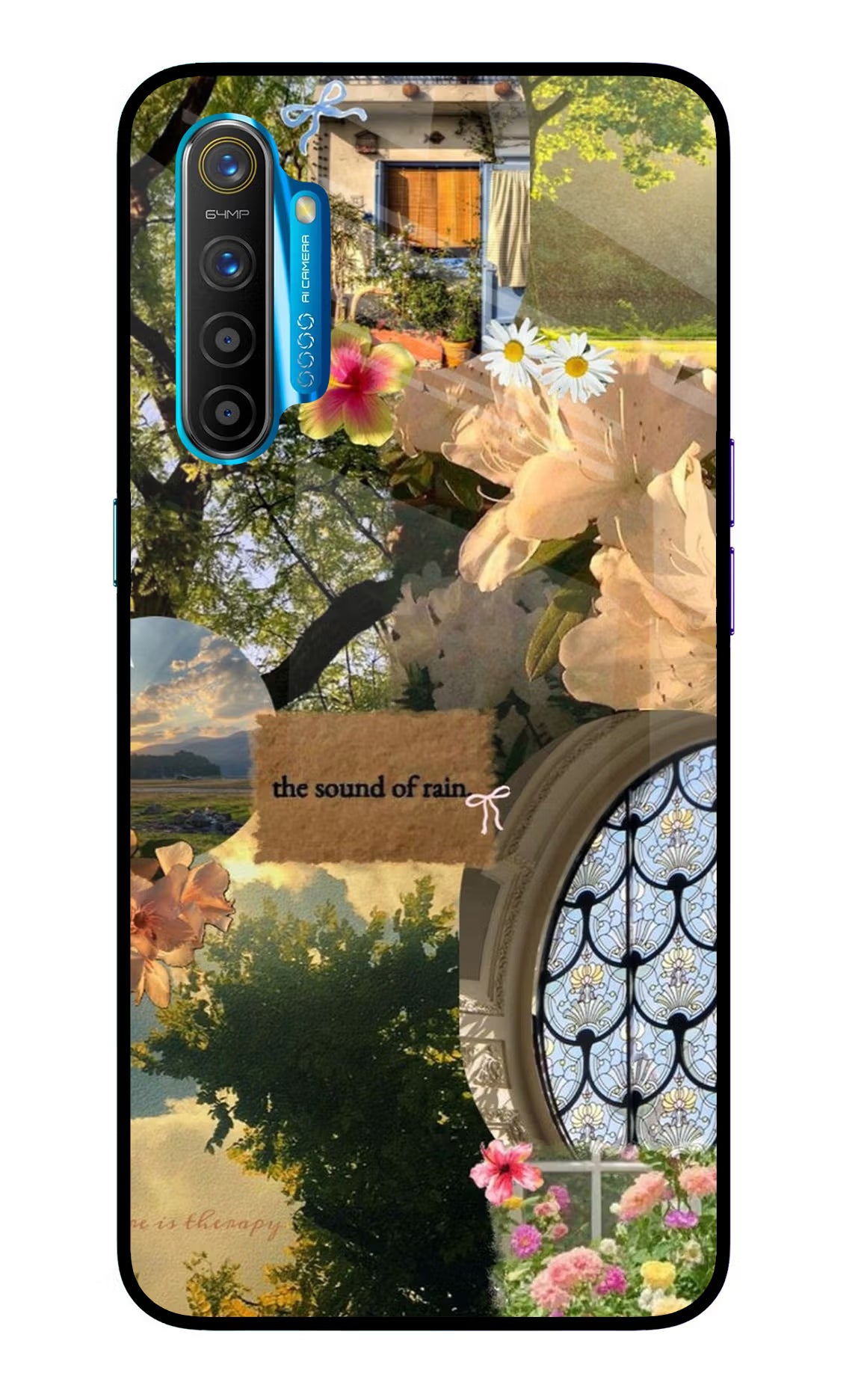 Rain Realme XT/X2 Glass Case
