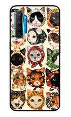 Cool Cat Realme XT/X2 Glass Case Back Cover by Casekaro