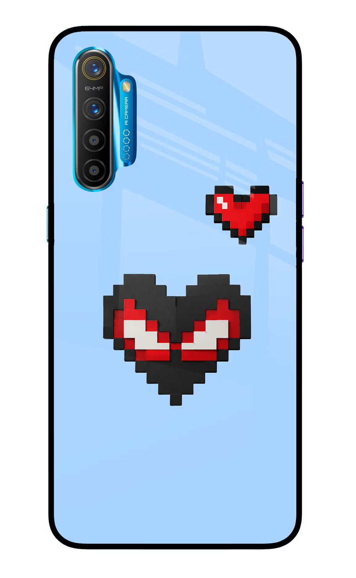 Peter Heart Realme XT/X2 Glass Case