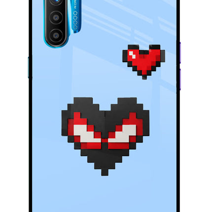 Peter Heart Realme XT/X2 Glass Case Back Cover by Casekaro