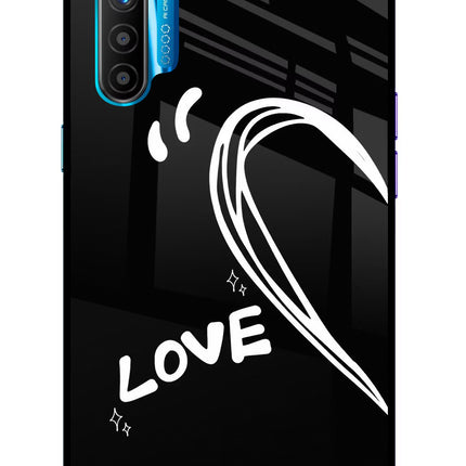 Love Line Realme XT/X2 Glass Case Back Cover by Casekaro